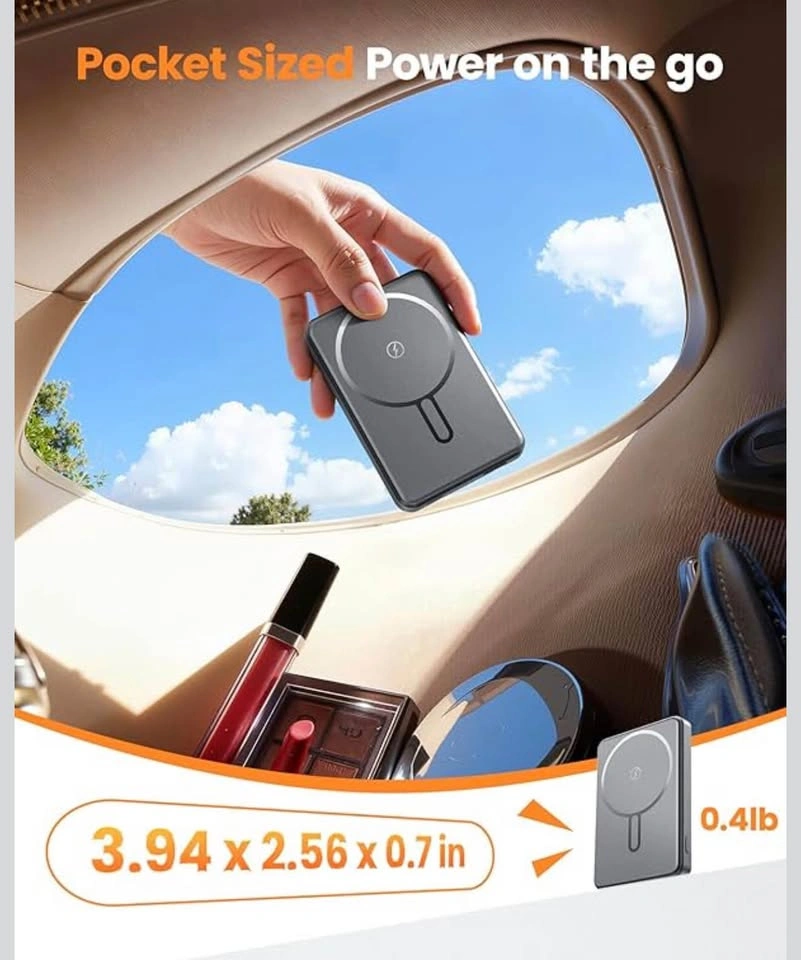 12,000mAh 20W Magnetic Power Bank - photo 5