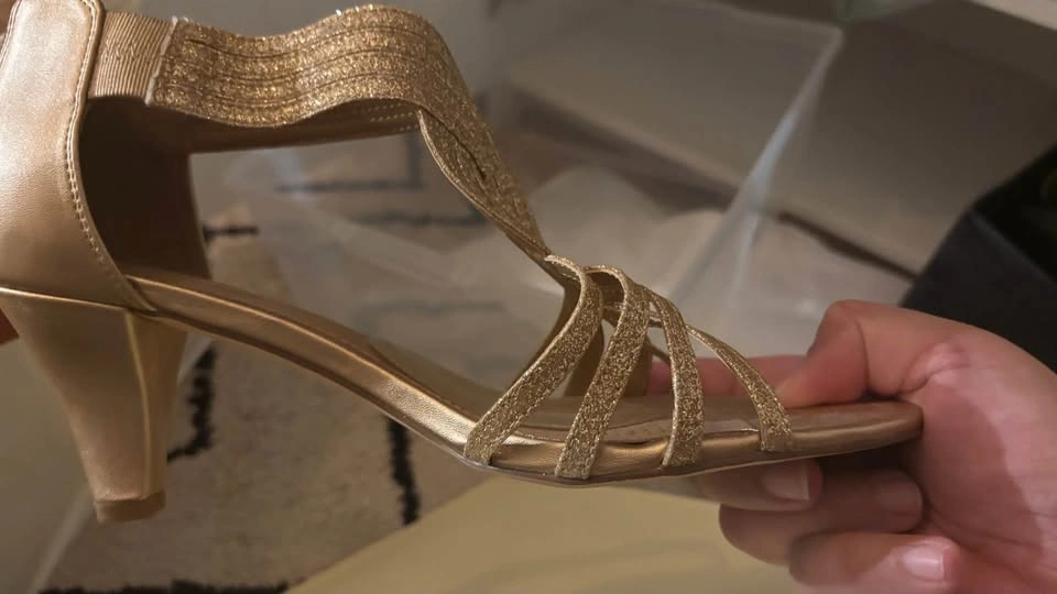 Heels - Gold colour - photo 2