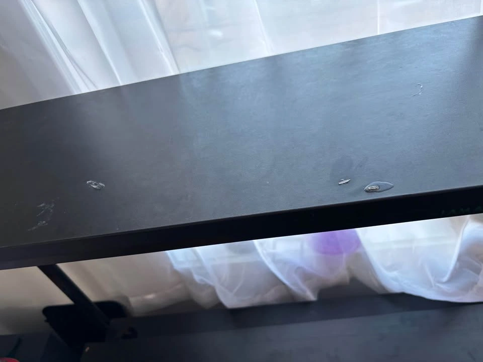 Ikea Fredde Gaming Desk Black Computer Work Desk - photo 5