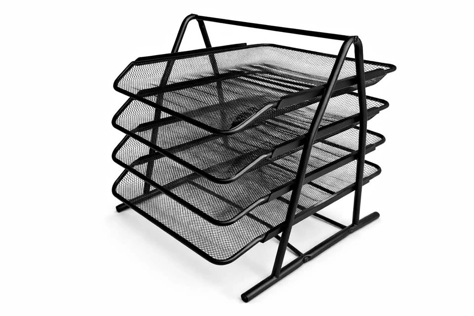 4-Tier Letter Tray Desk Organizer