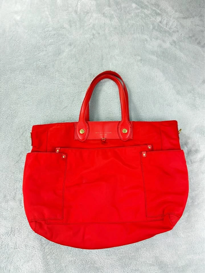 Marc By Marc Jacobs Red Nylon Tote Bag