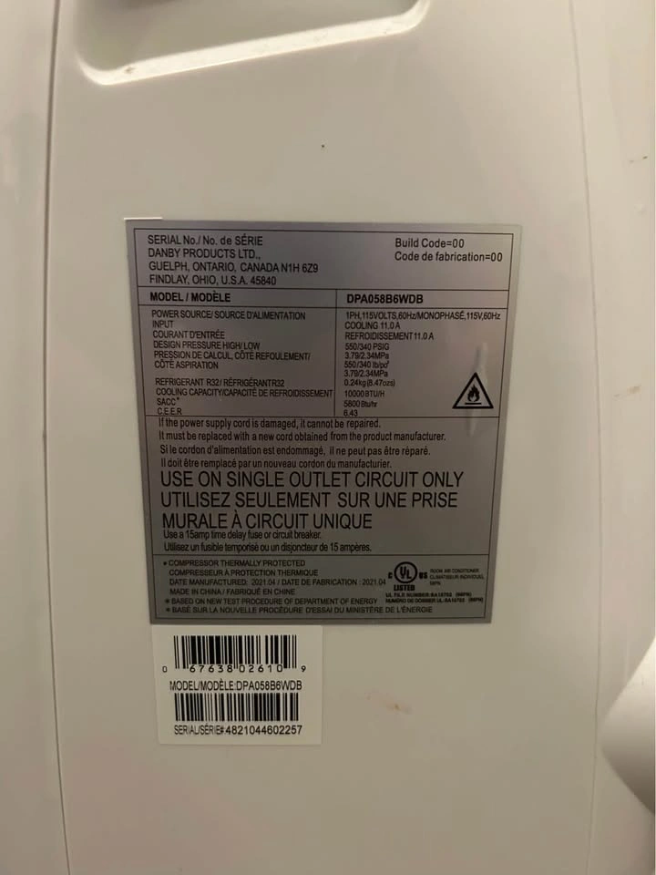 Danby Portable AC - photo 4