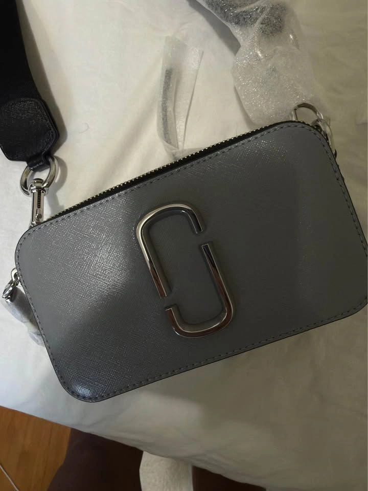 Marc Jacobs The Snapshot Bag - Glossy Gray - photo 4