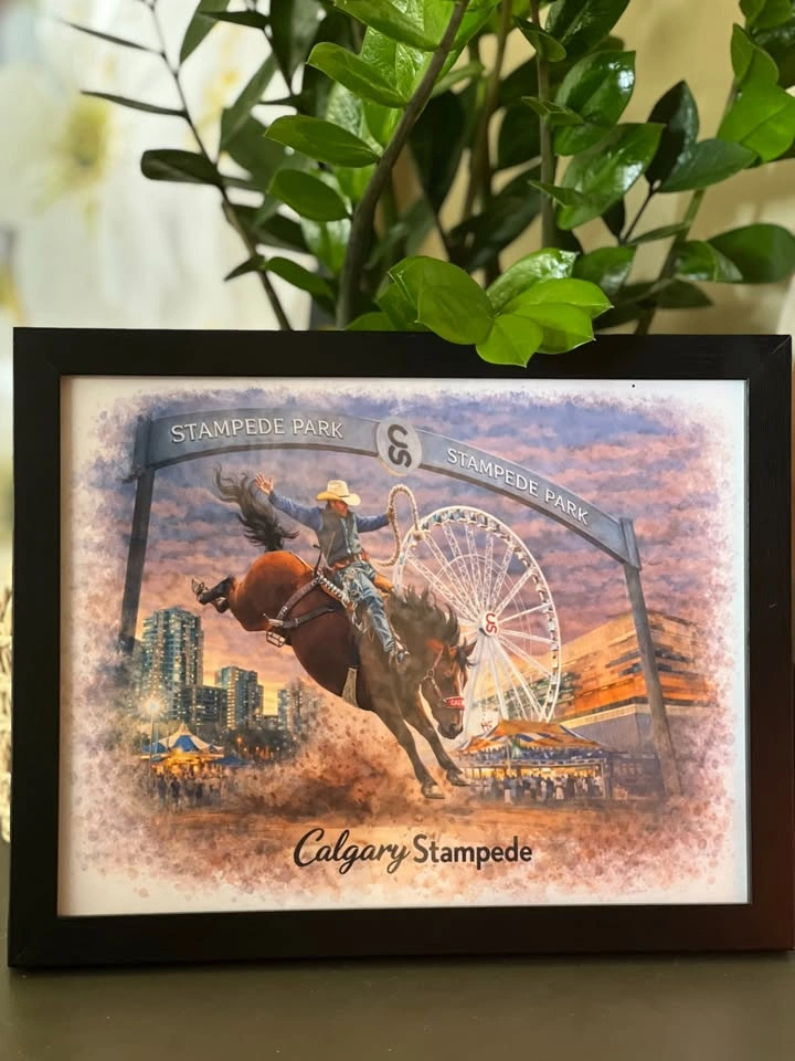 Iconic Calgary Stampede Framed Art - photo 2