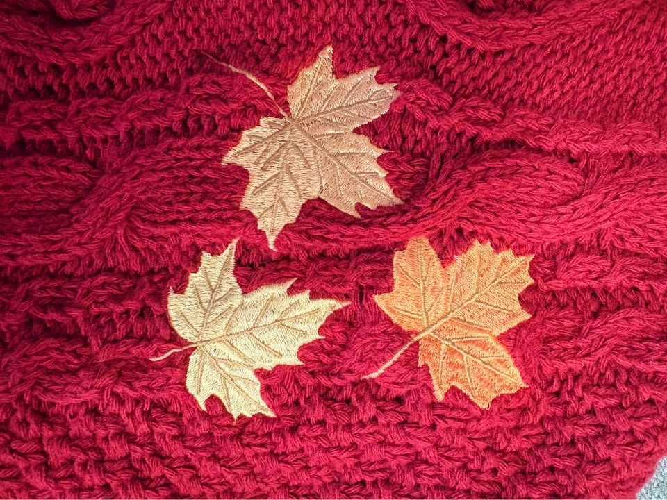 Autumn Leaves Red Cardigan - photo 2