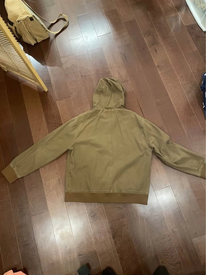 Amnesia Off Line Brown Workwear Zip Hoodie XL - photo 2