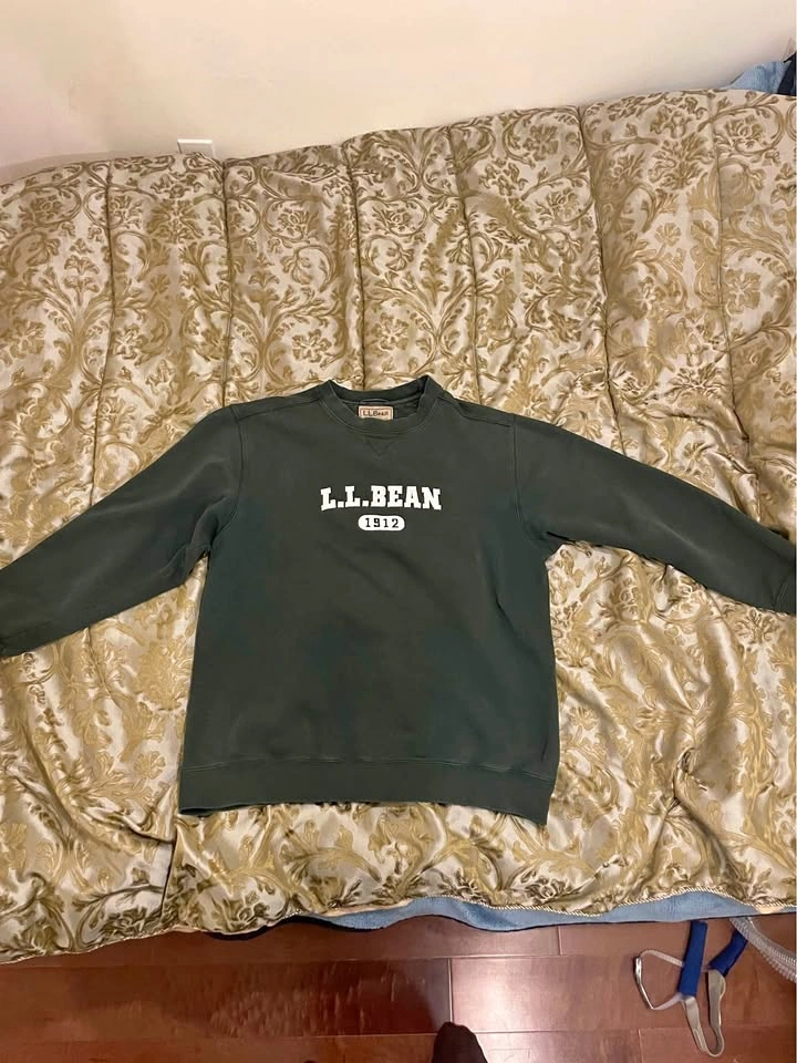 L.L.Bean 1912 Crewneck Sweatshirt XL Tall Green
