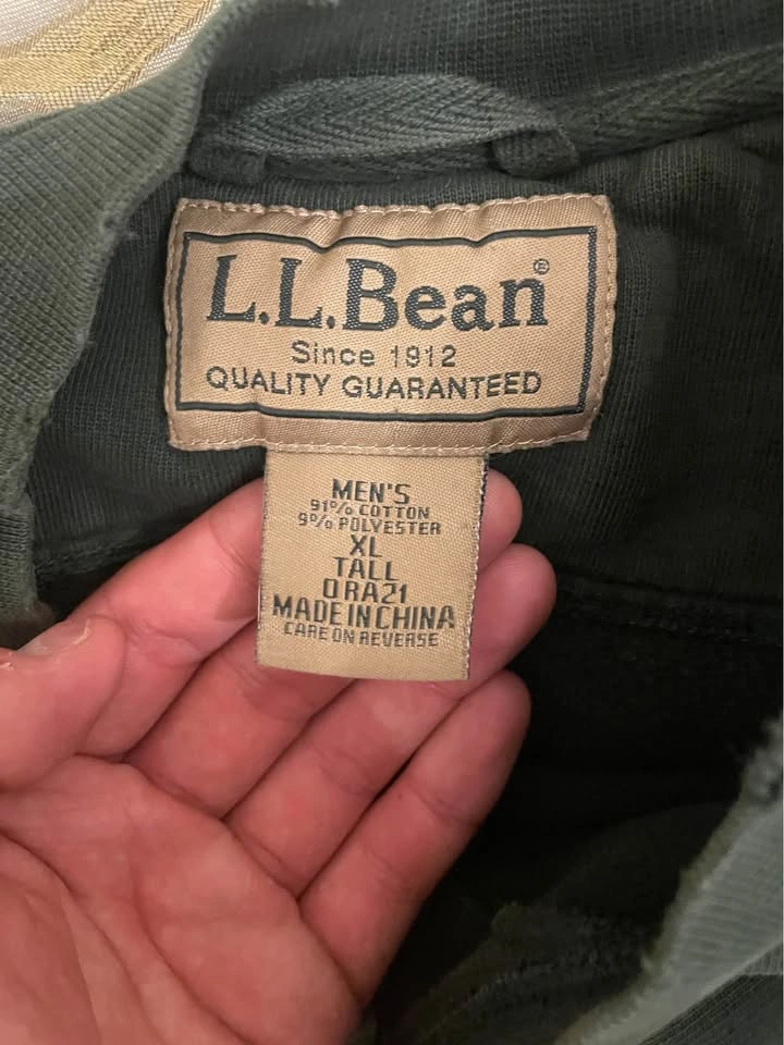 L.L.Bean 1912 Crewneck Sweatshirt XL Tall Green - photo 5
