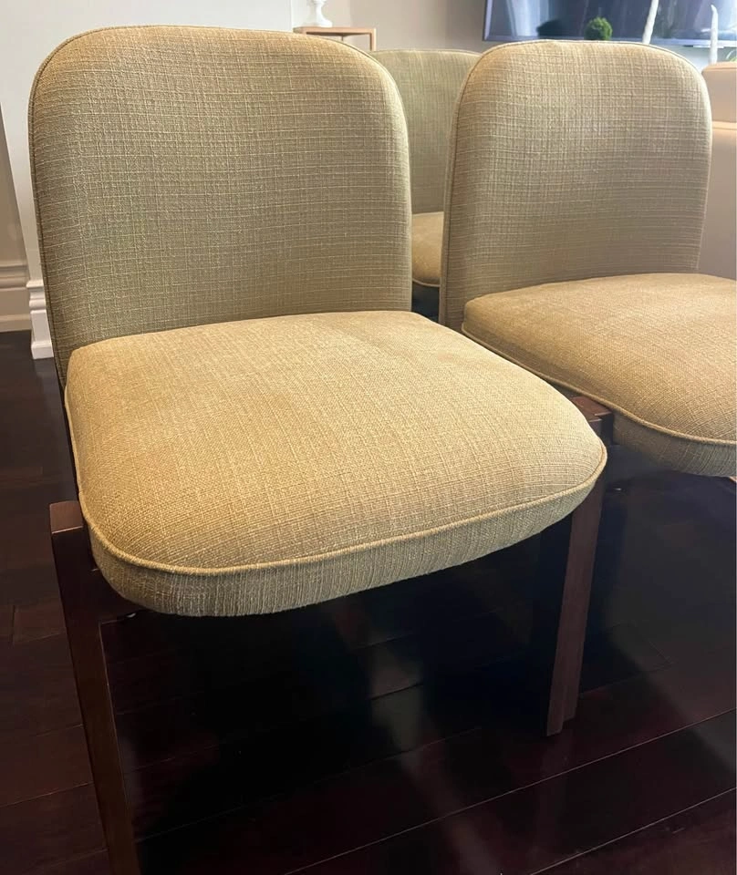 Set of 4 Upholstered Chairs - photo 2
