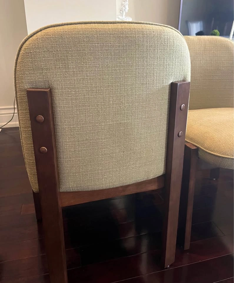 Set of 4 Upholstered Chairs - photo 3