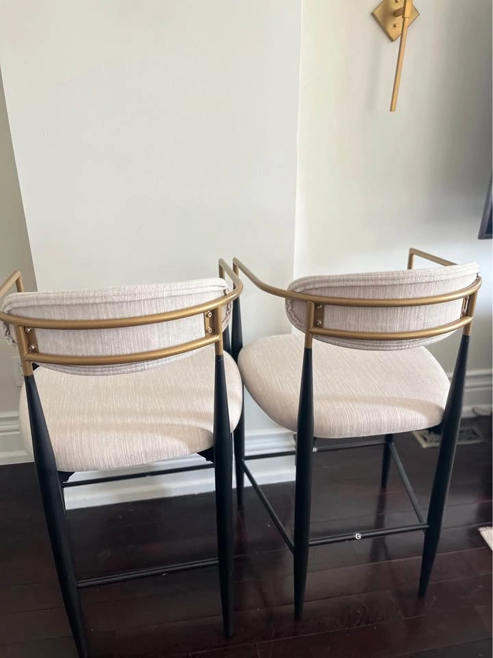 Set of 2 Counter Stools 25 " Seat Height - photo 2