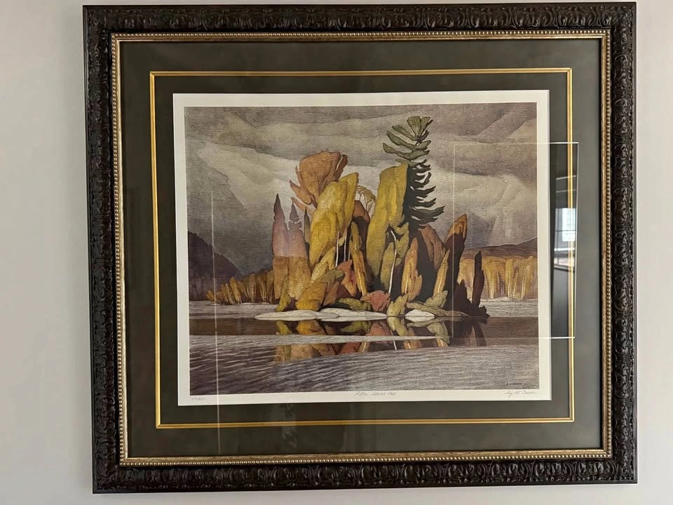 AJ Casson Print "Little Island" 1960