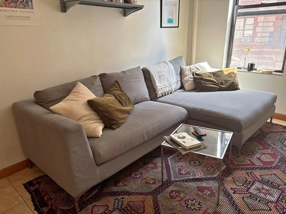 Interior Define Custom Gray Sectional