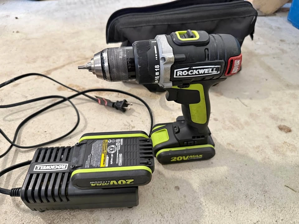 Rockwell 20V Max Brushless Drill/Driver Kit w/ 2 Batteries
