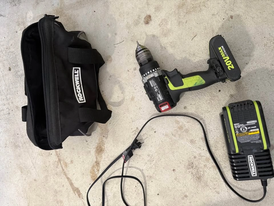 Rockwell 20V Max Brushless Drill/Driver Kit w/ 2 Batteries - photo 4