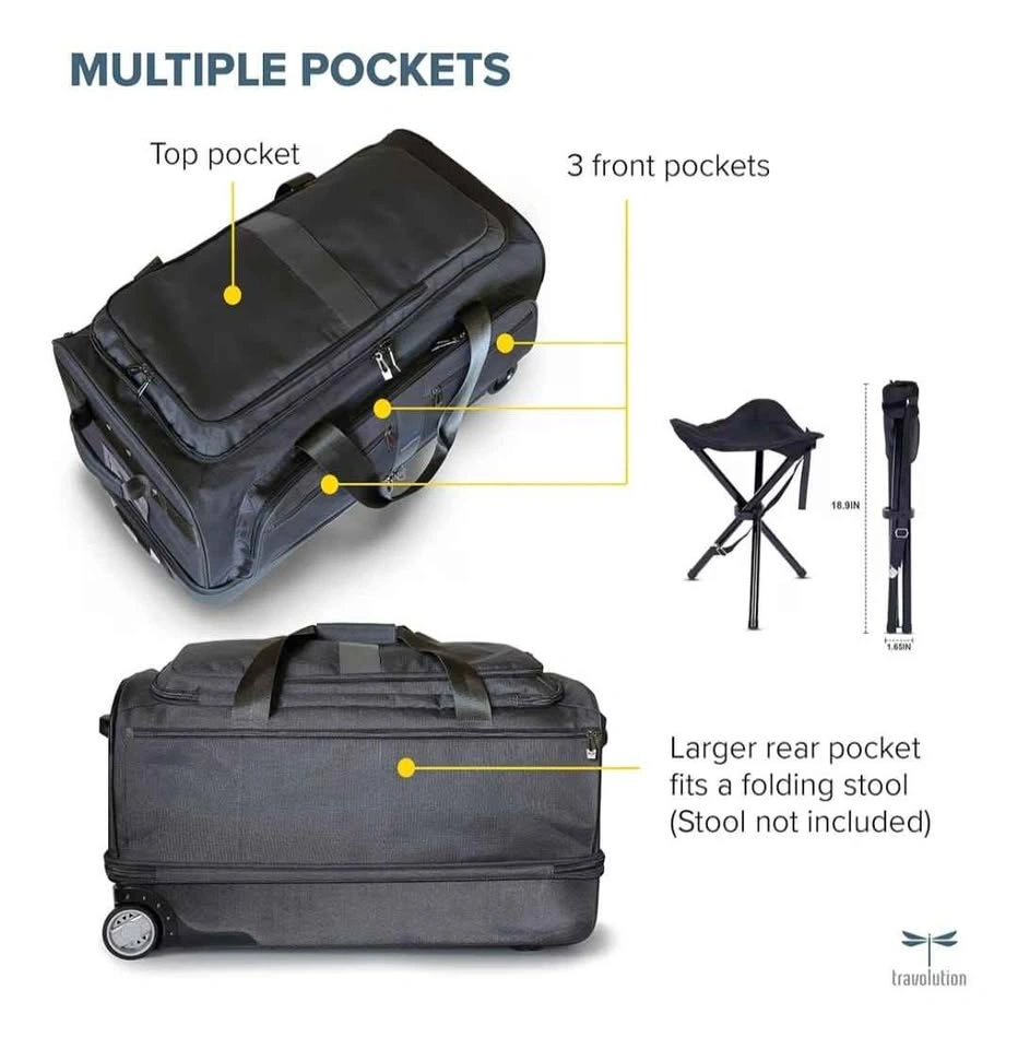 Travolution Garment Rack Duffel with Wheels, 28 inch - photo 2