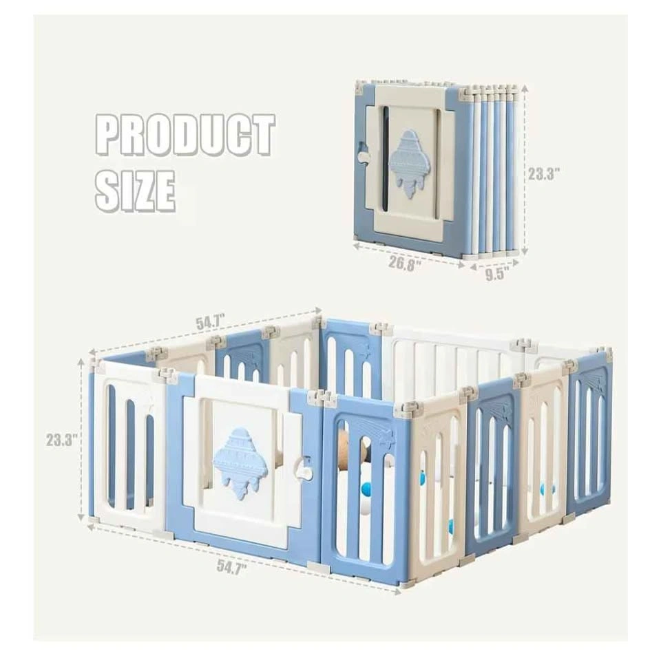 Baby Play Pen - 14 Panels Extra Large - photo 2