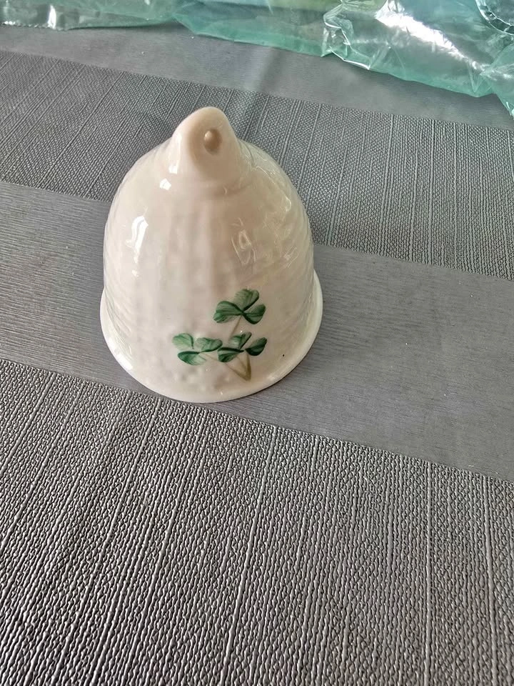 Belleek First Edition Irish Bell Ornament