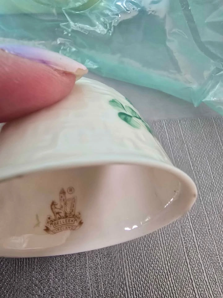 Belleek First Edition Irish Bell Ornament - photo 3