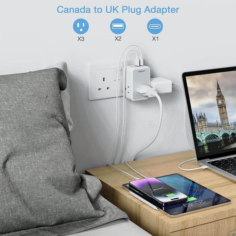 Travel Adapter Canada to UK