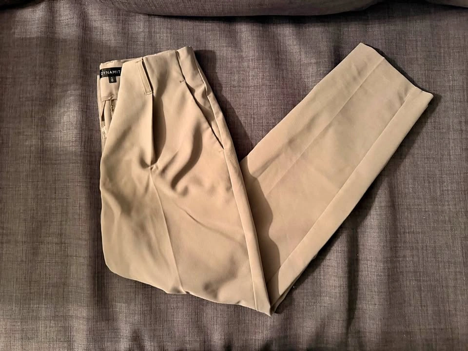 Soft olive green pants