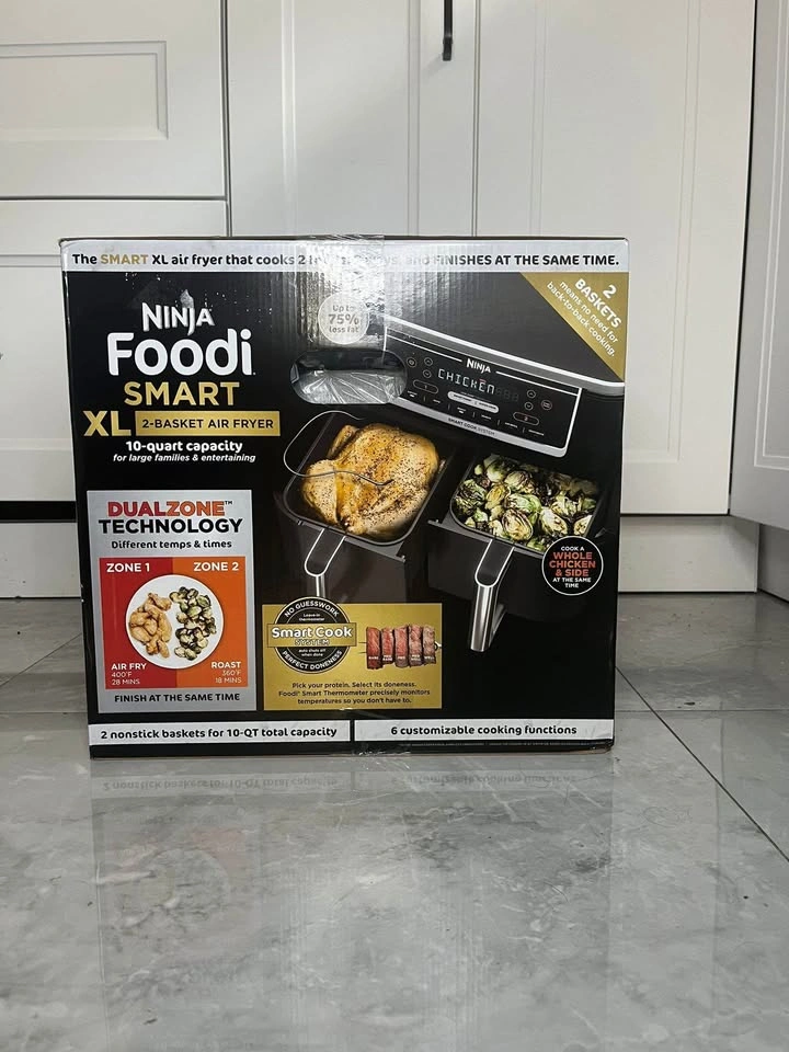 New Ninja Foodi Smart XL 2-Basket Air Fryer!