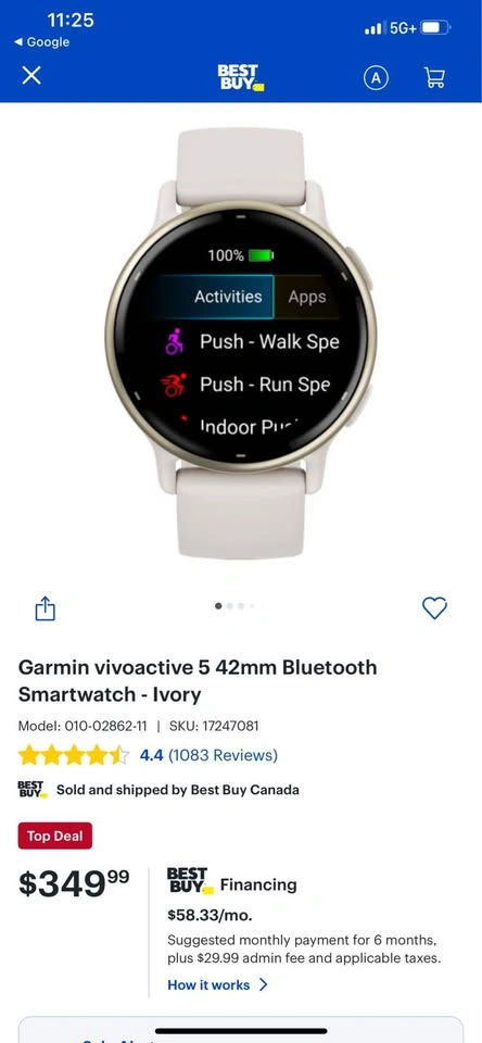 Garmin Vivoactive 5 Health and Fitness GPS Smartwatch - photo 4