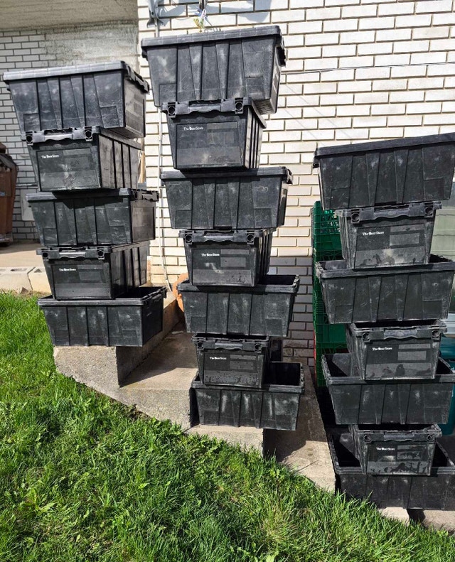 Rectangular Plastic Storage Crate