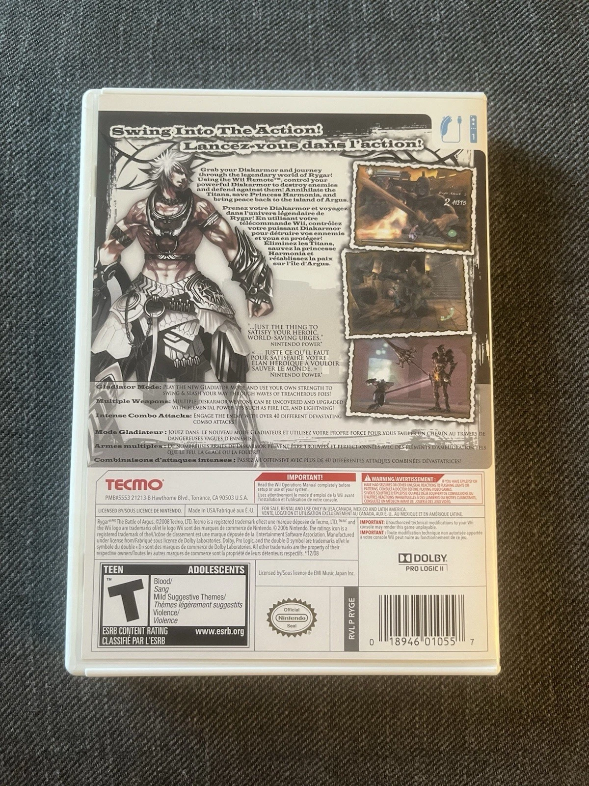 Nintendo Wii Game Rygar The Battle Of Argus CIB! Mint Classic!!! - photo 5