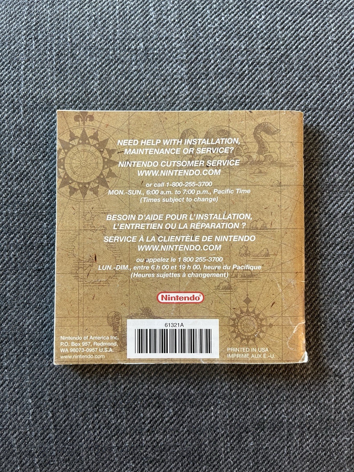 Legend Of Zelda: Phantom Hourglass (Nintendo DS) Manual - photo 2