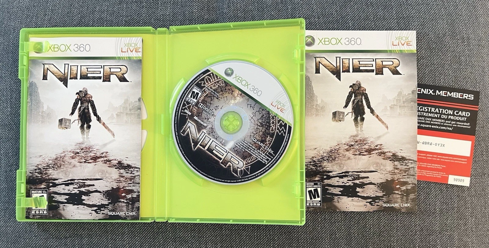 Nier (Xbox 360, 2010) CIB Complete w/ Manual Tested & Working - photo 3