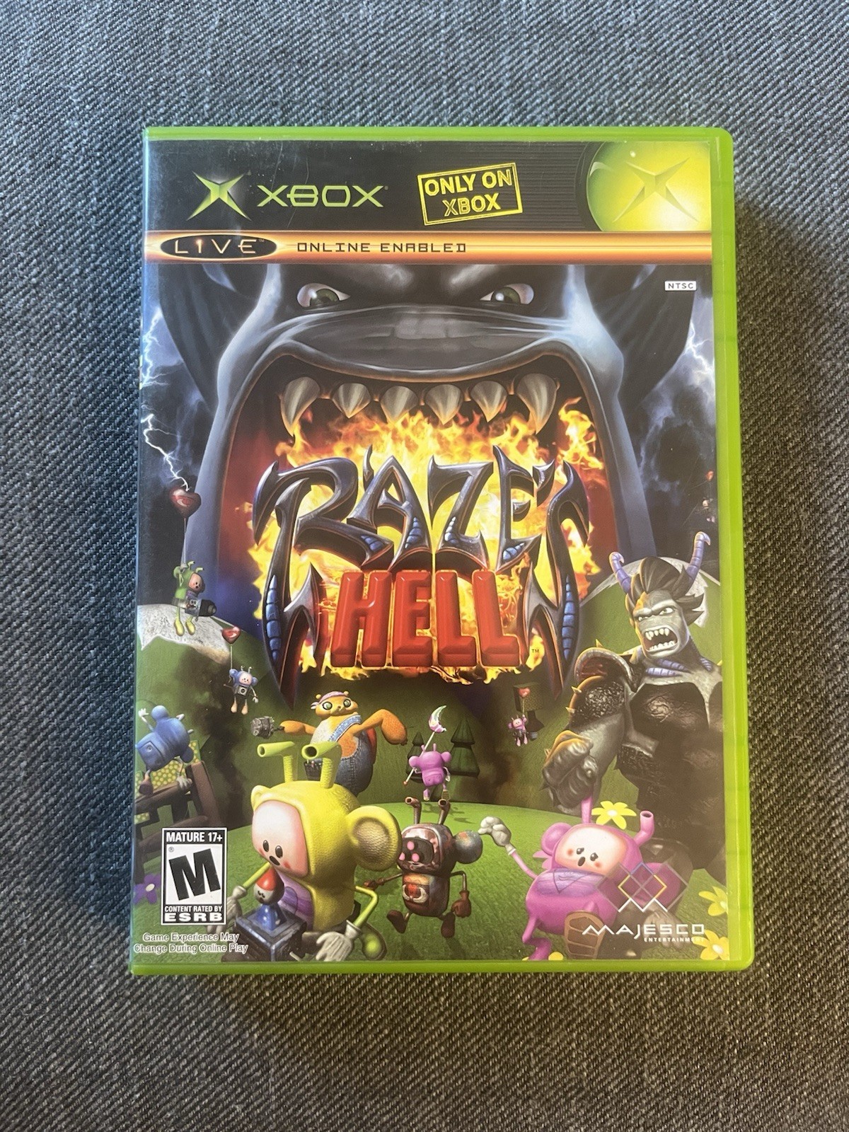 Raze's Hell (Microsoft Xbox, 2005) CIB, Original Label, OG Xbox