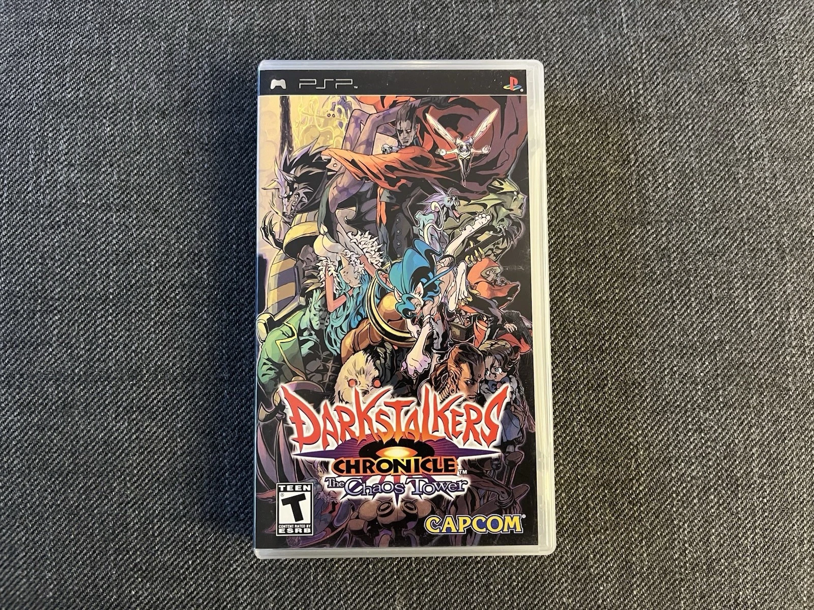 Darkstalkers Chronicle: The Chaos Tower (PSP, 2005) Complete w/