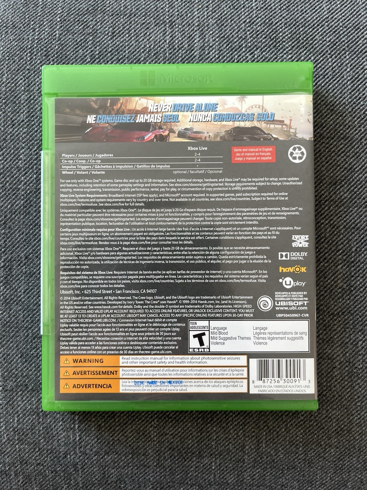 The Crew (Microsoft Xbox One - 2014) - BRAND NEW - SEALED! - photo 5