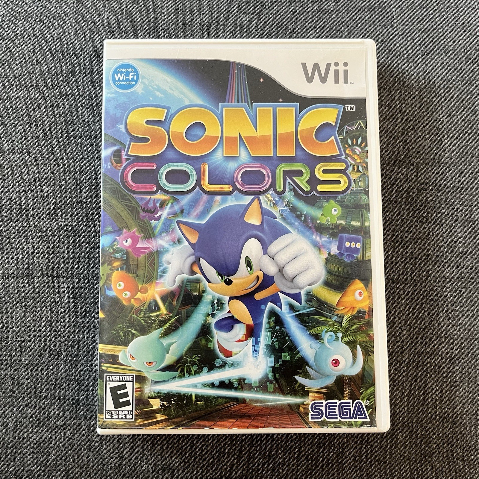 Sonic Colors Nintendo Wii Authentic Tested CIB