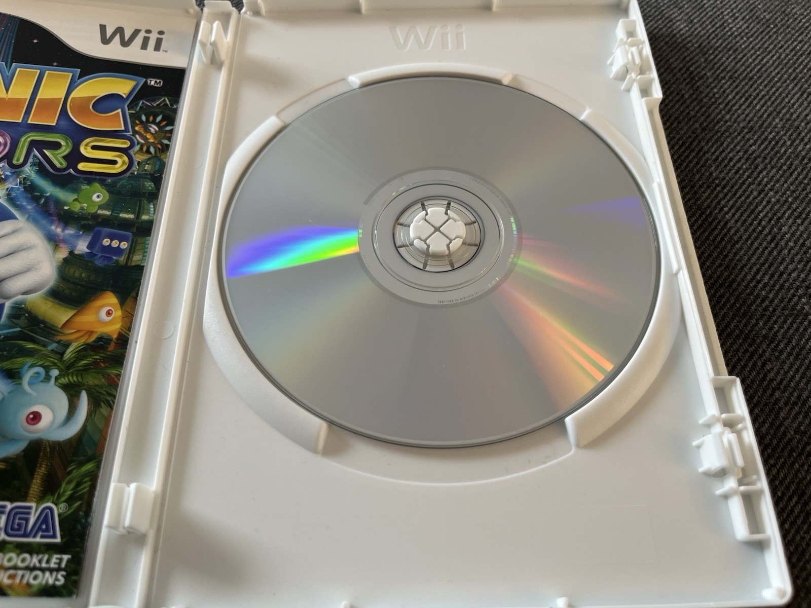 Sonic Colors Nintendo Wii Authentic Tested CIB - photo 3