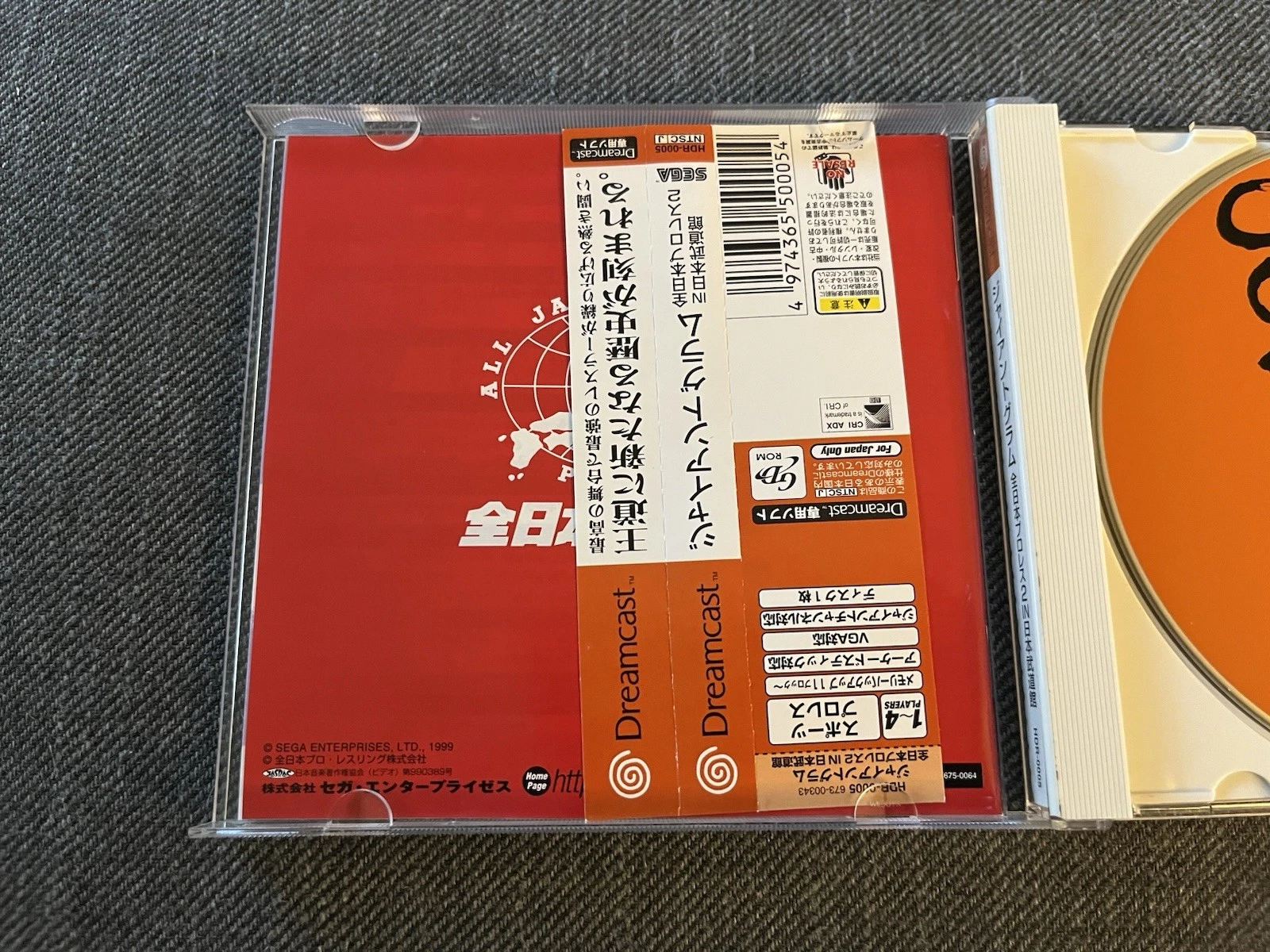 Giant Gram All Japan Pro Wrestling 2 Dreamcast Japan Import +obi - photo 3