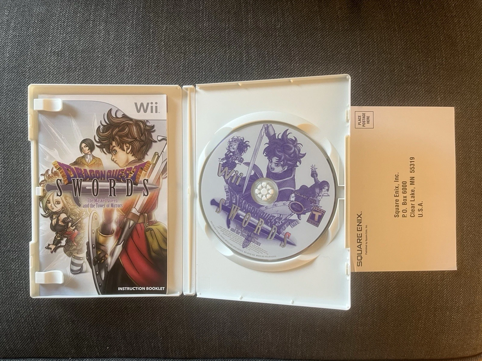 Dragon Quest Swords: Masked Queen & Tower Of Mirrors - Wii - CIB - photo 2