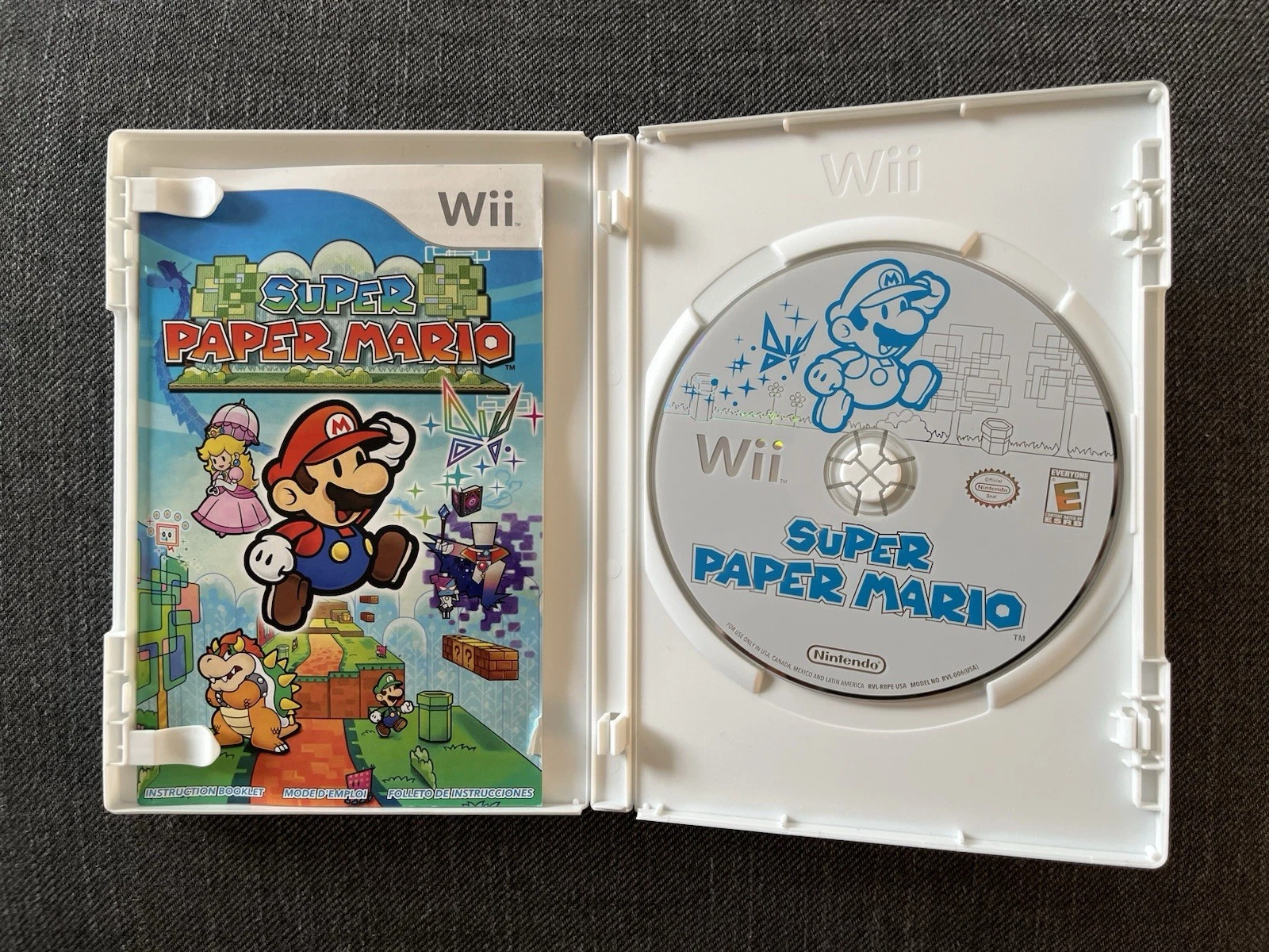Super Paper Mario (Nintendo Wii 2007) CIB - photo 2