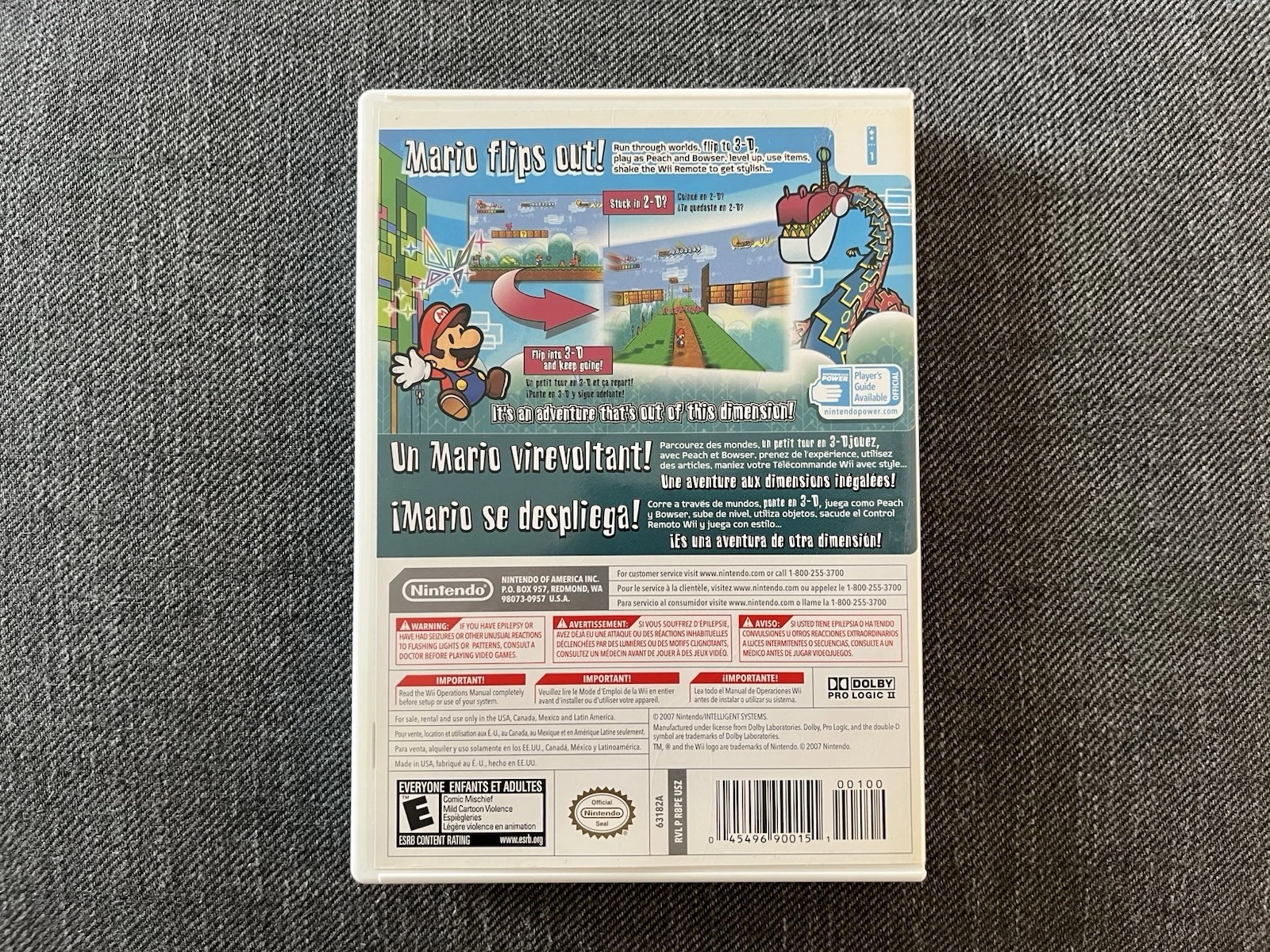 Super Paper Mario (Nintendo Wii 2007) CIB - photo 4