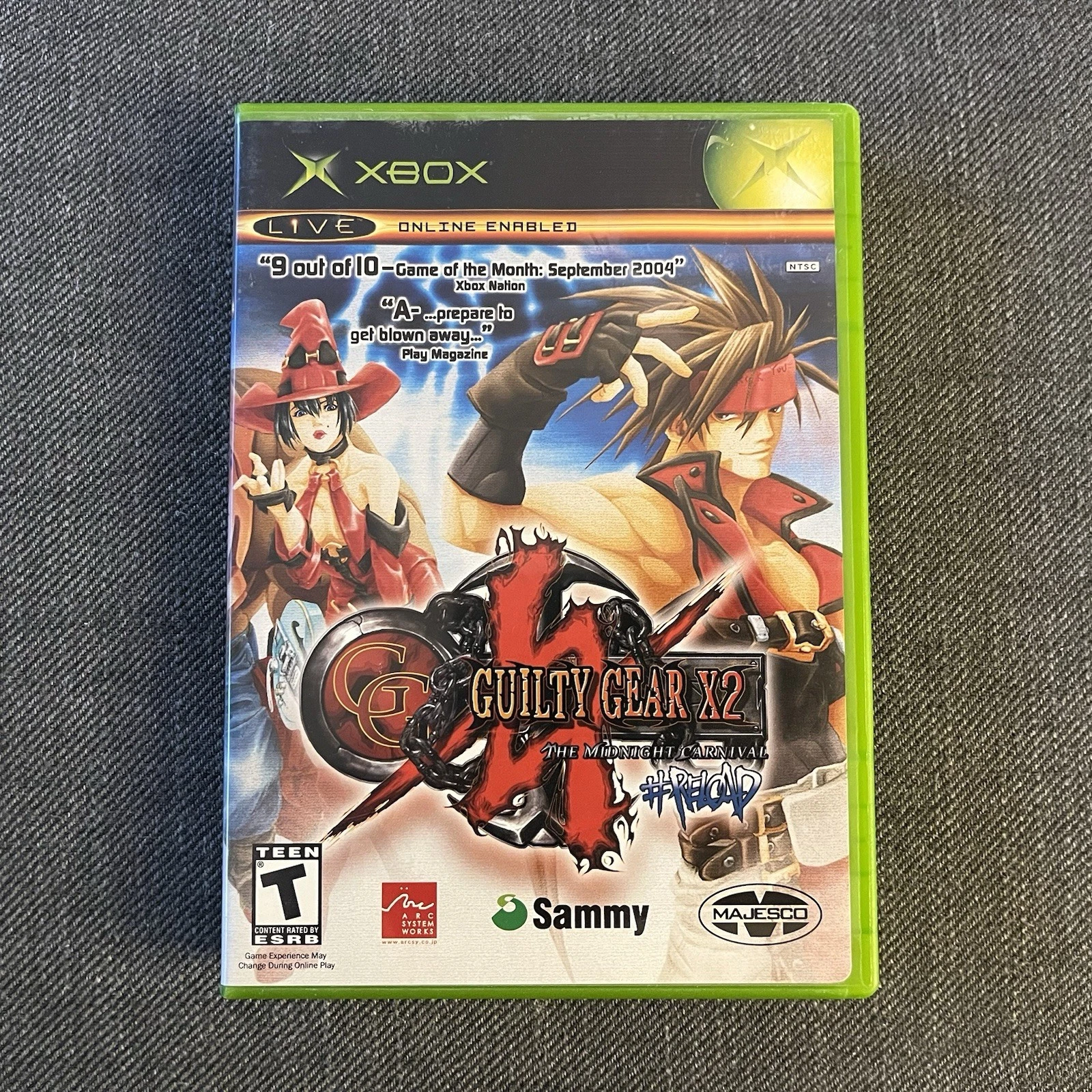 Guilty Gear X2: Midnight Carnival #Reload (Xbox, 2004) Complete