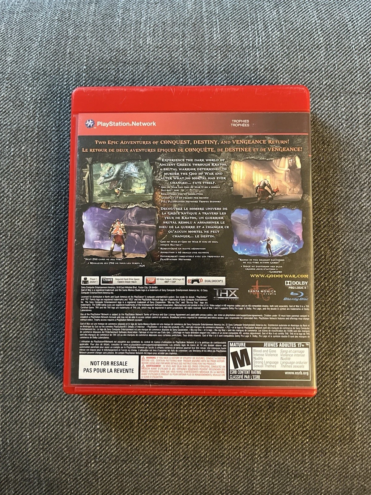 God of War Collection PS3 Greatest Hits Complete Tested - photo 4