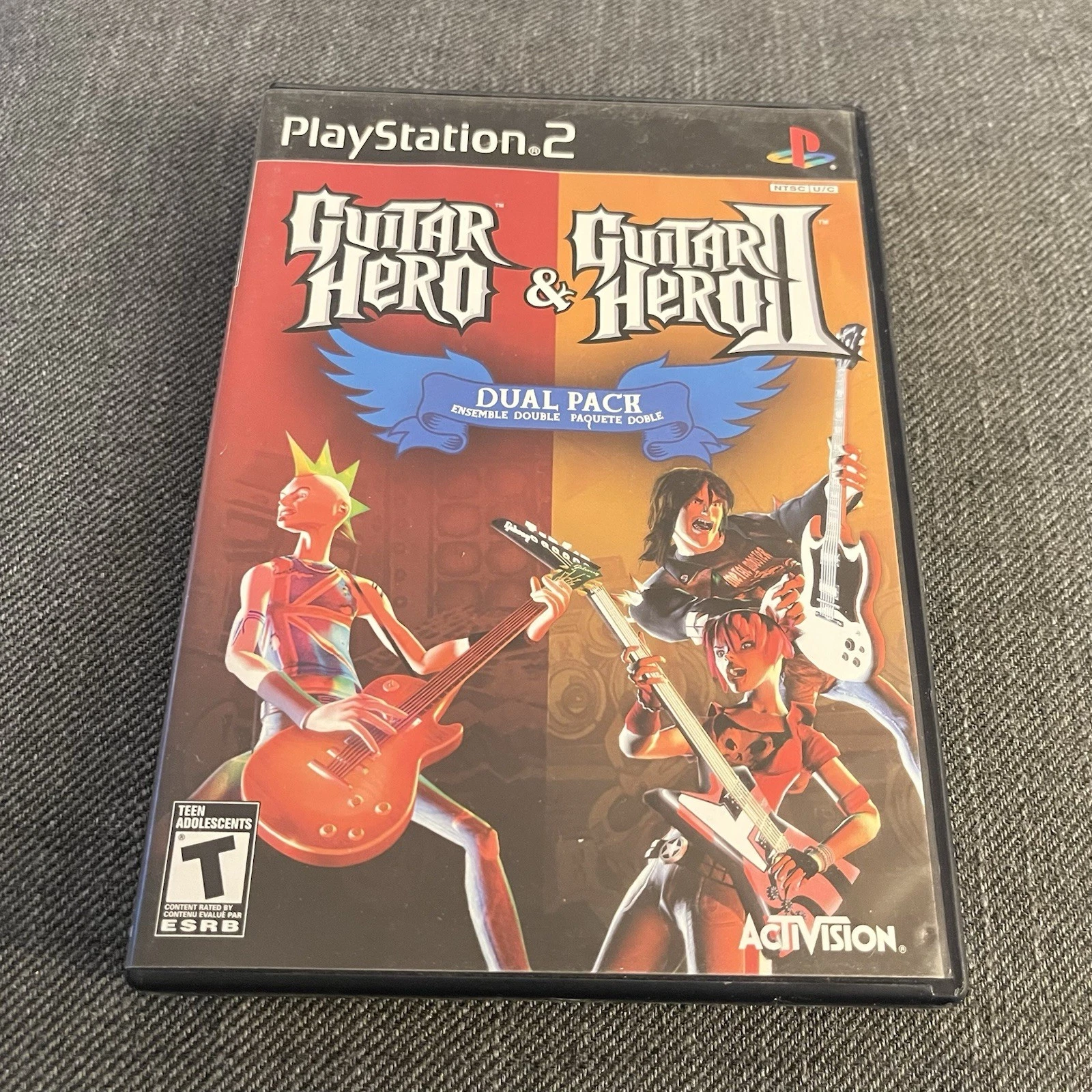 Guitar Hero & Guitar Hero II Dual Pack - PS2 - Complete CIB - photo 2