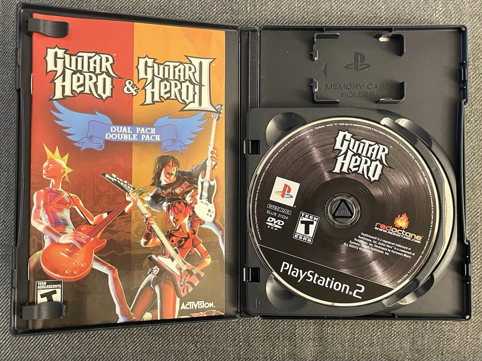 Guitar Hero & Guitar Hero II Dual Pack - PS2 - Complete CIB - photo 3