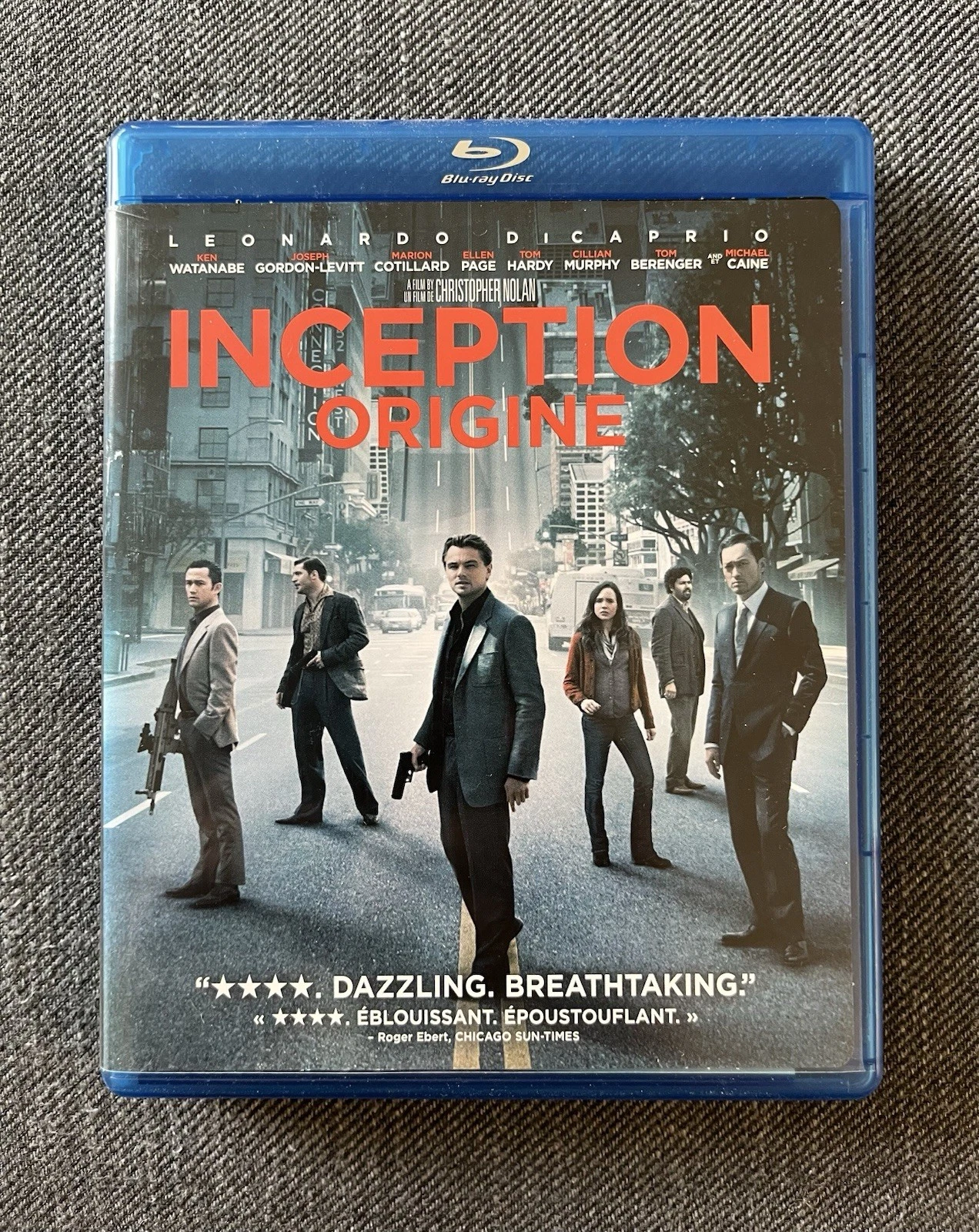 Inception Blu-ray + DVD 3-Disc Set (2010) Lenticular Slipcover - photo 4