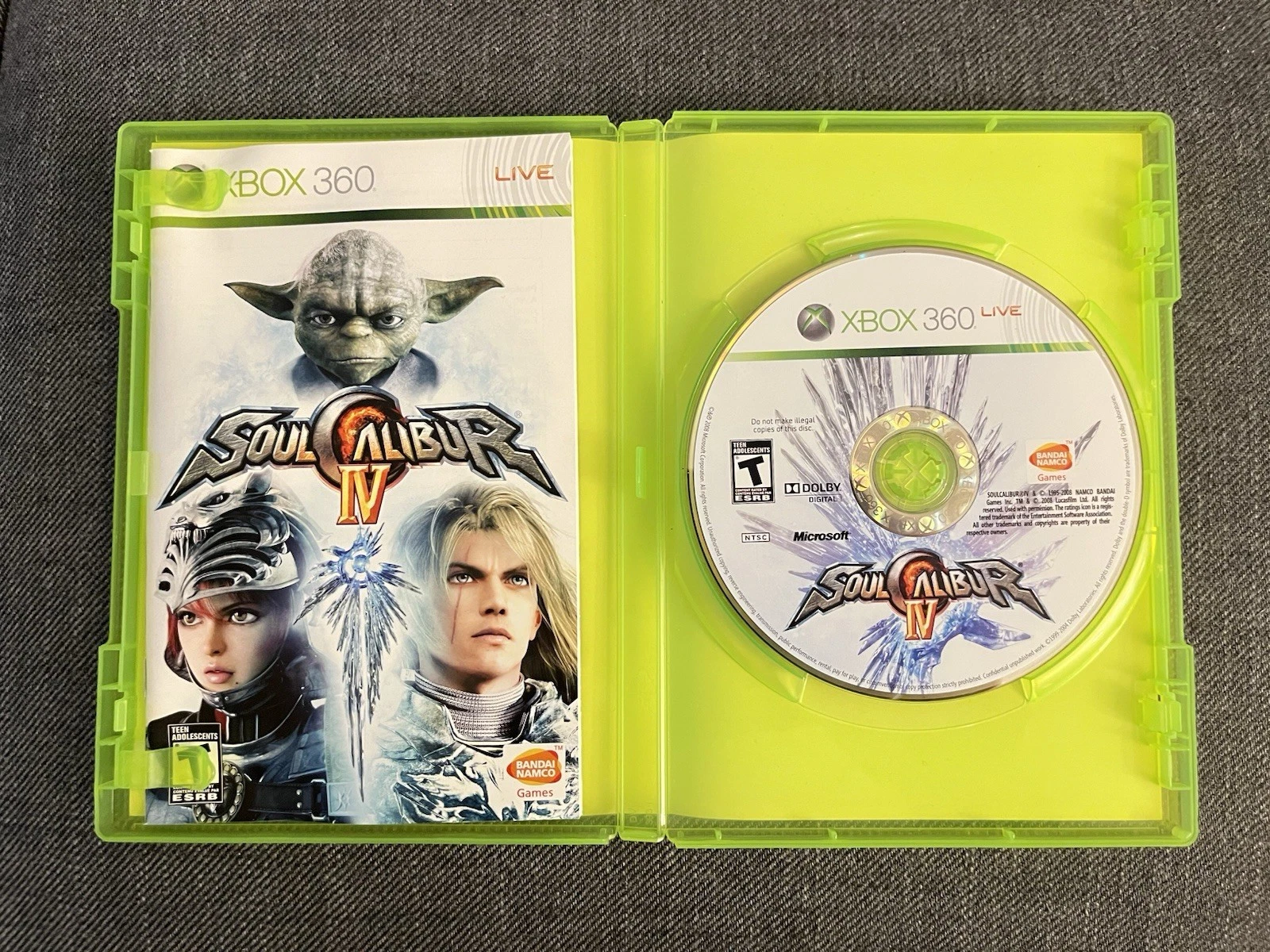 Soul Calibur IV 4 Xbox 360 (2008) CIB - Tested - photo 3