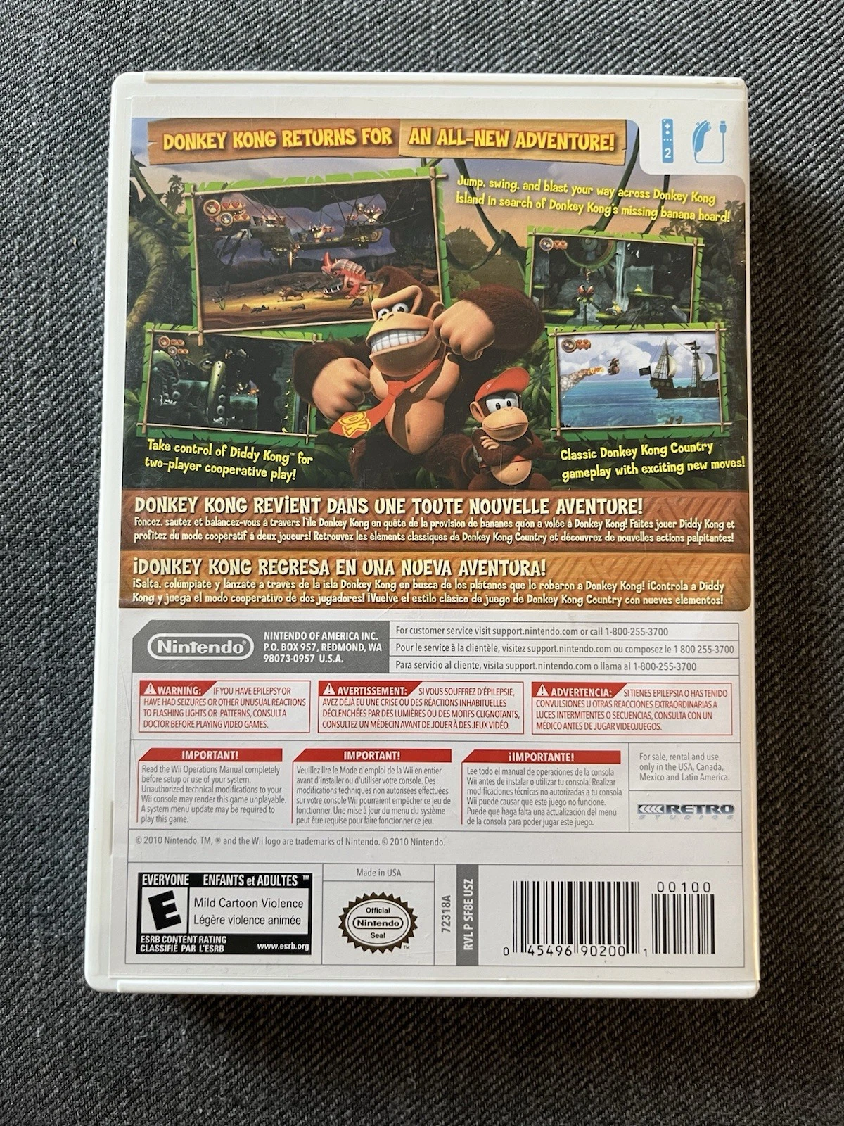 Donkey Kong Country Returns CIB (Nintendo Wii, 2010) - photo 3