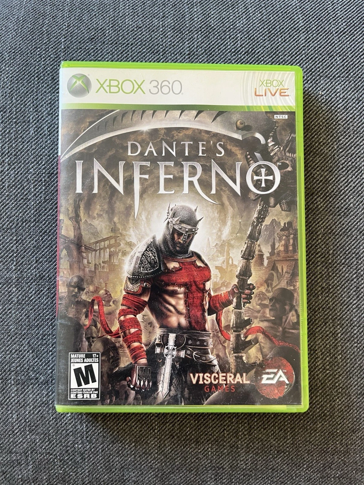 Dante's Inferno (Xbox 360, 2010) Complete w/ Manual