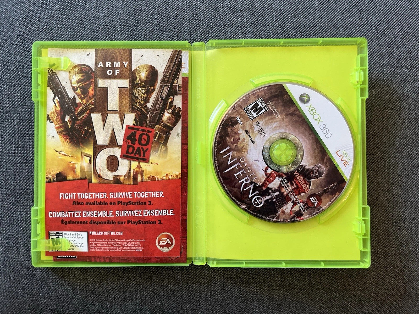 Dante's Inferno (Xbox 360, 2010) Complete w/ Manual - photo 2