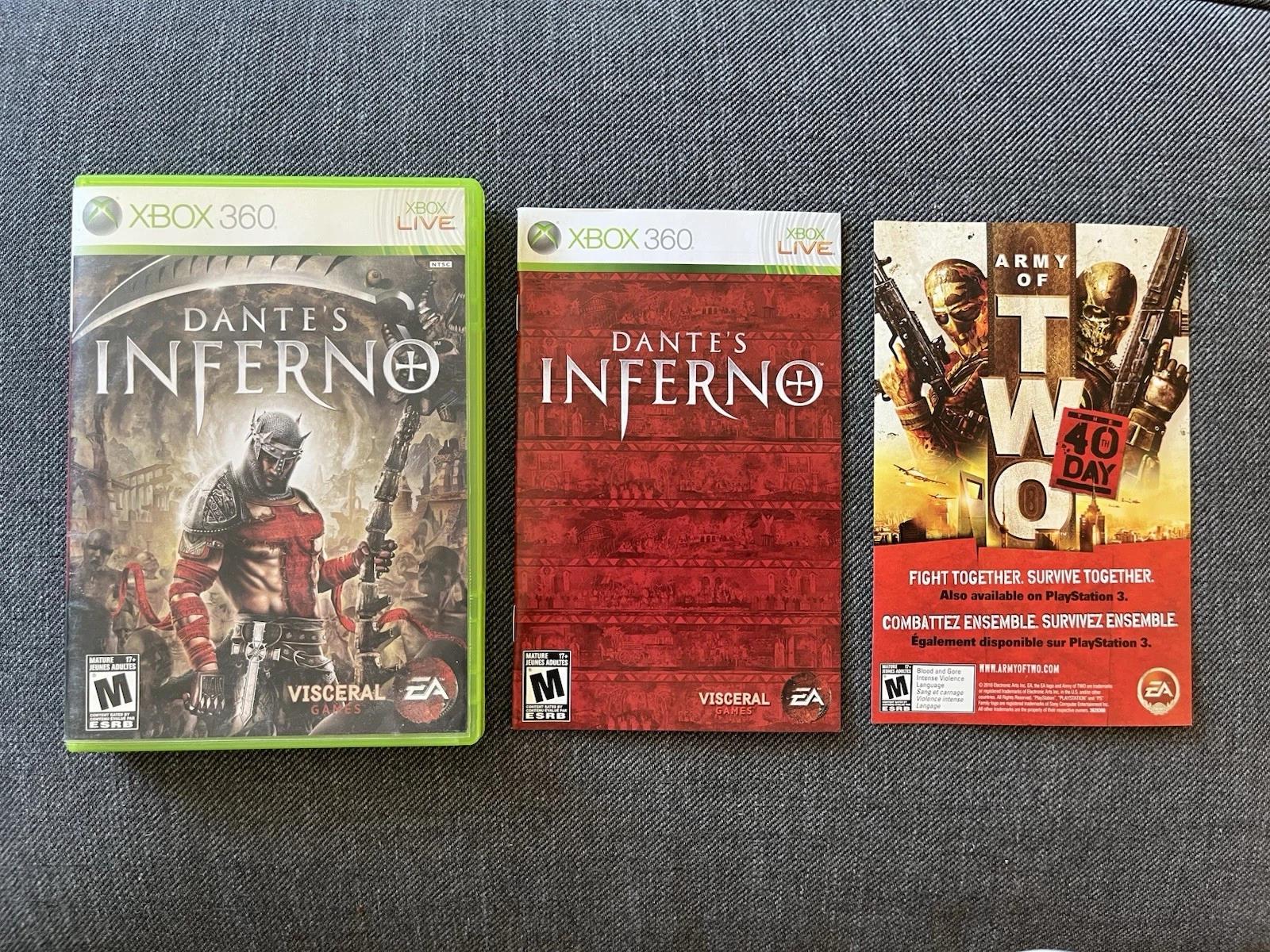 Dante's Inferno (Xbox 360, 2010) Complete w/ Manual - photo 3